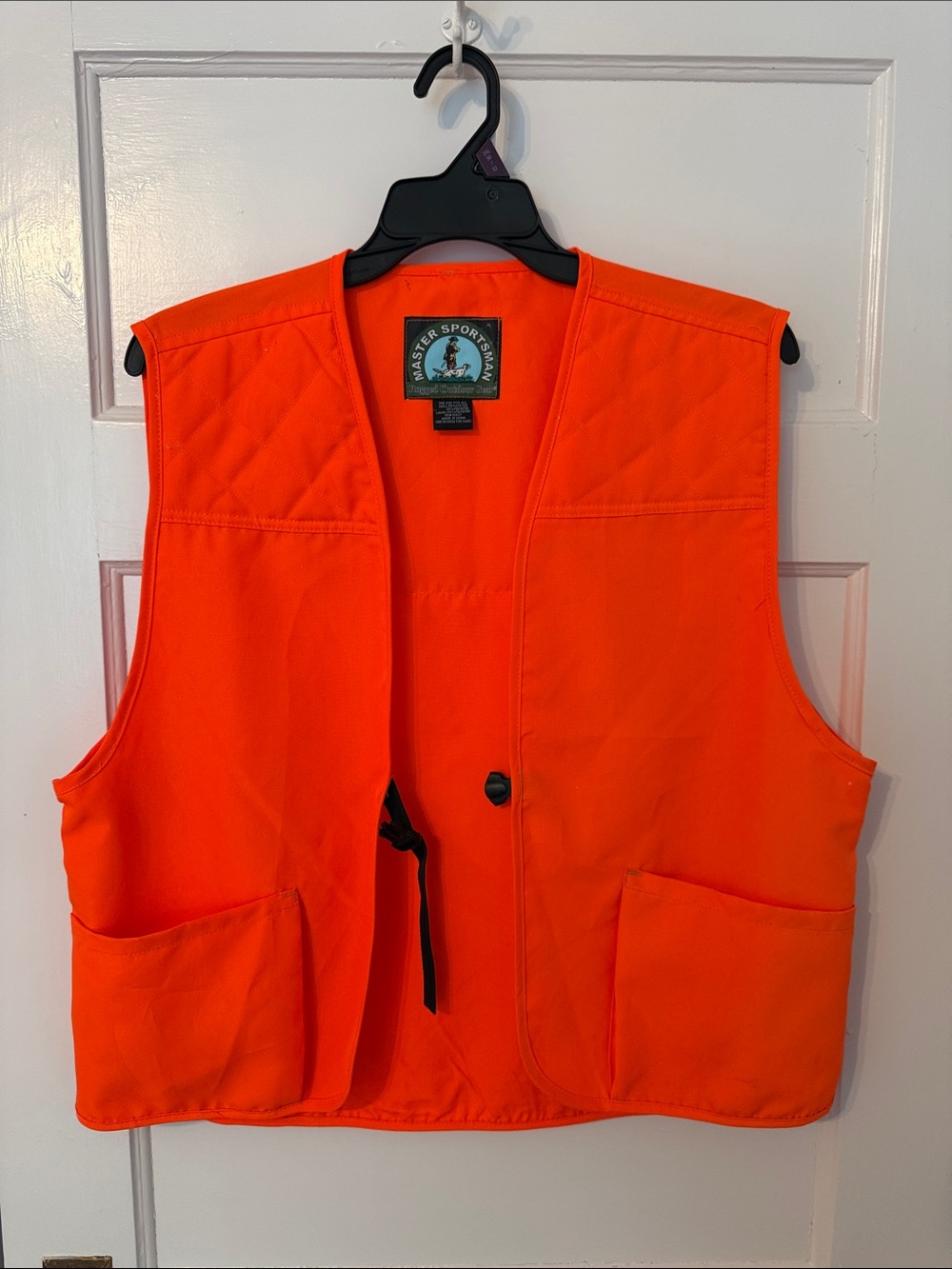 Master Sportsman Men's Blaze Orange Utility Hunting Vest